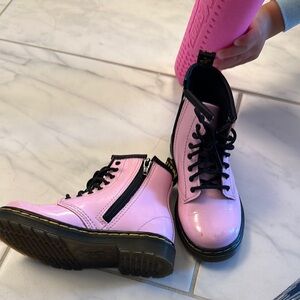 Dr Marten pink boots toddler size 9